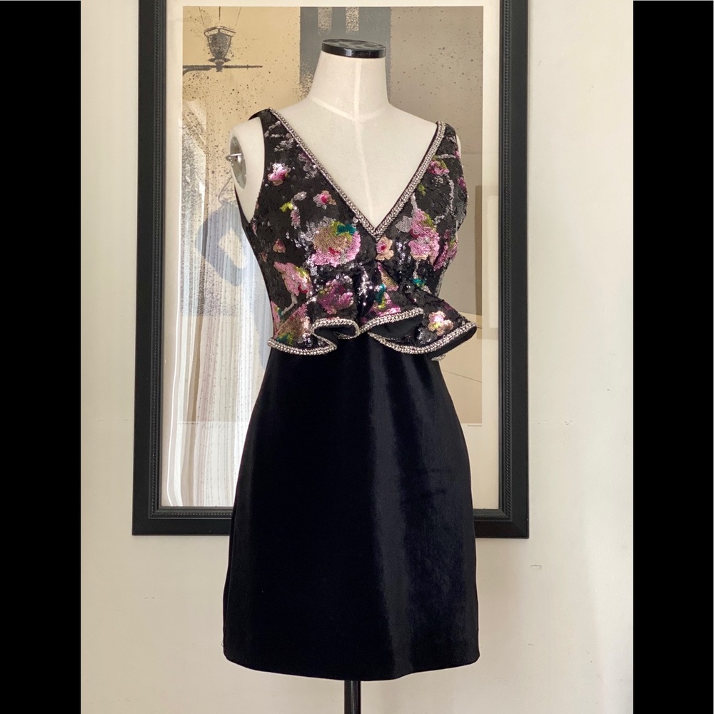 SOLD♦️Self Portrait Sequin Peplum Dress - Picture 5 of 6